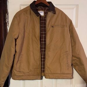 Old Navy Men's Brown Jacket with Dark Collar